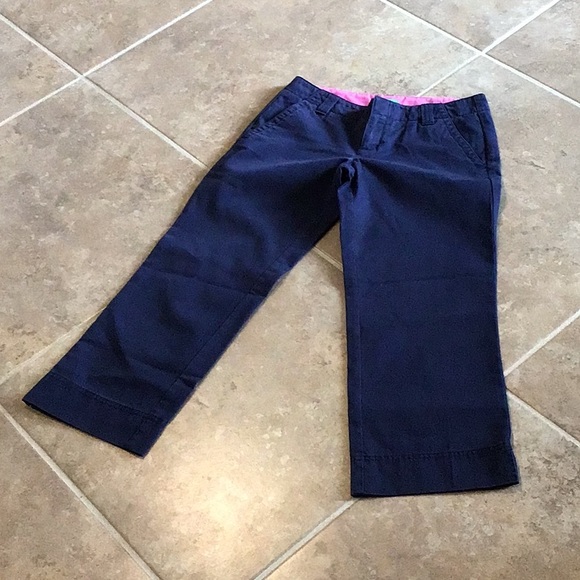 Jeans Blancs Coupés Crop Lilly Pulitzer Palm Beach - Taille 2 - Occasion Très Bon état